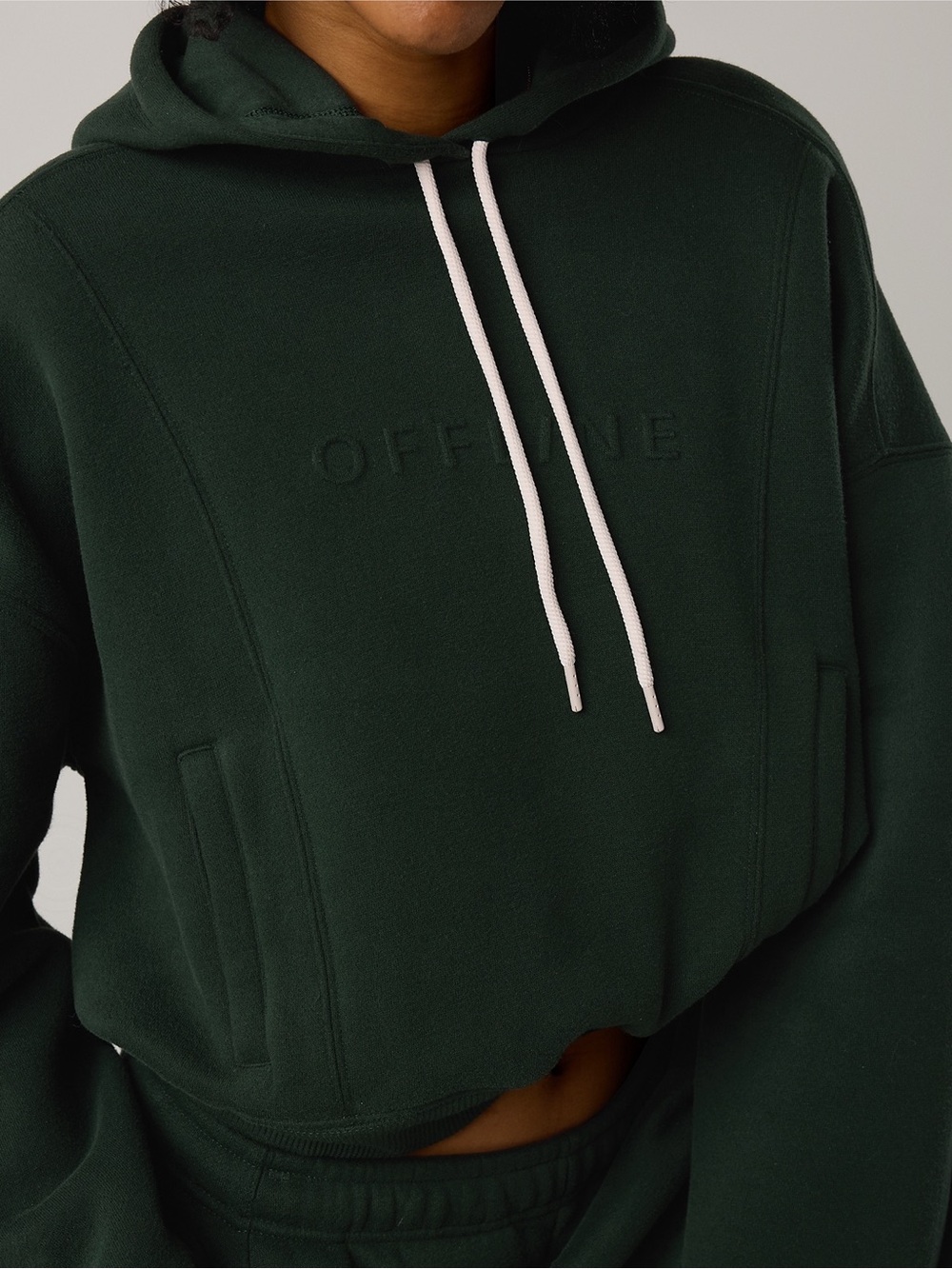 OFFLINE by Aerie Cloud Fleece Hoodie - Large- NWOT - Picture 6 of 7